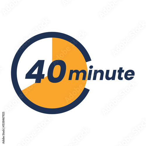 Countdown timer icon start 5, 10, 15, 20, 25, 30, 35, 40, 45, 50, 55 and 60. Numeric countdown elements for progress tracking, Time Tracking Illustration,Stopwatch Countdown Icons