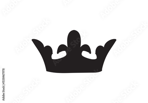 Big collection quolity crowns. Crown icon set. Collection of crown silhouette.