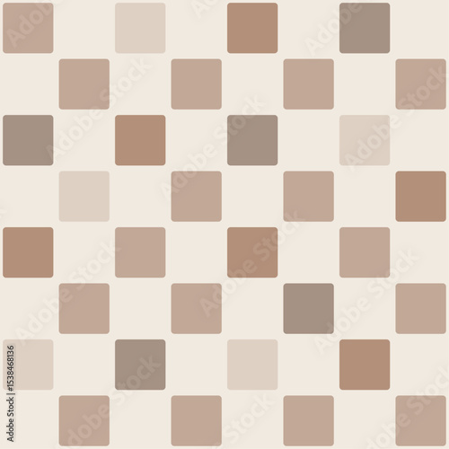 Checkered seamless pattern. Vector background. Texture for print, textile, fabric.