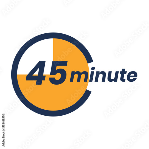 Countdown timer icon start 5, 10, 15, 20, 25, 30, 35, 40, 45, 50, 55 and 60. Numeric countdown elements for progress tracking, Time Tracking Illustration,Stopwatch Countdown Icons