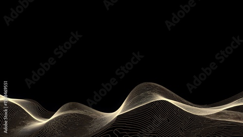 光と影のコントラストが美しい地層のようなパターン