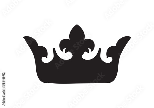 Big collection quolity crowns. Crown icon set. Collection of crown silhouette.