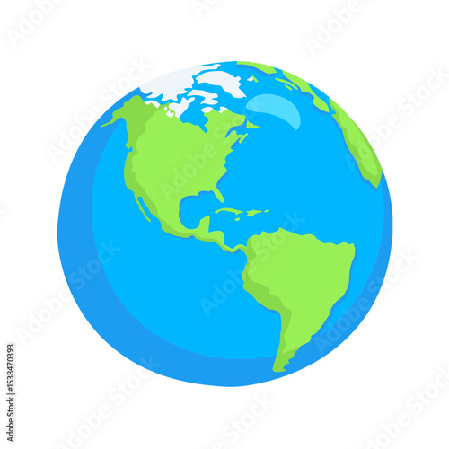 Earth Globe Americas