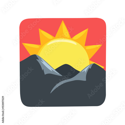 Sunrise over Mountains
