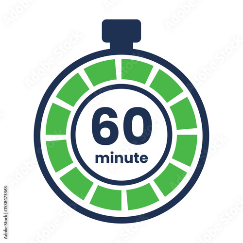 Countdown timer icon start 5, 10, 15, 20, 25, 30, 35, 40, 45, 50, 55 and 60. Numeric countdown elements for progress tracking, Time Tracking Illustration,Stopwatch Countdown Icons