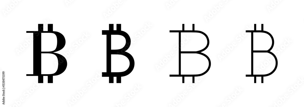 Bitcoin icon logo design. bitcoin sign and symbol. payment symbol. cryptocurrency logo Bitcoin icon logo design. bitcoin sign and symbol. payment symbol. cryptocurrency logo