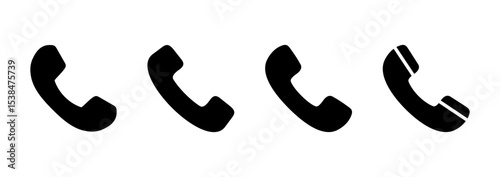 Call icon logo design. telephone sign and symbol. phone icon. contact us