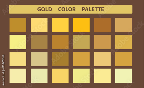 gold Vector Color Palette