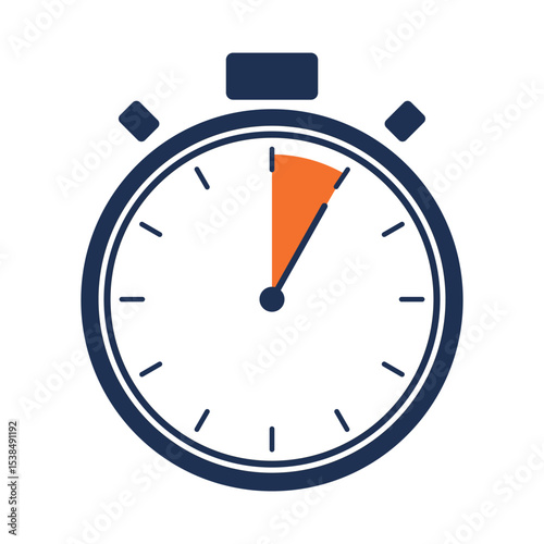 Countdown timer icon start 5, 10, 15, 20, 25, 30, 35, 40, 45, 50, 55 and 60. Numeric countdown elements for progress tracking, Time Tracking Illustration,Stopwatch Countdown Icons