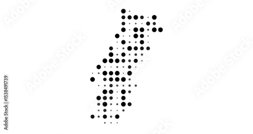 Interactive Circle Pattern Map of Portugal
