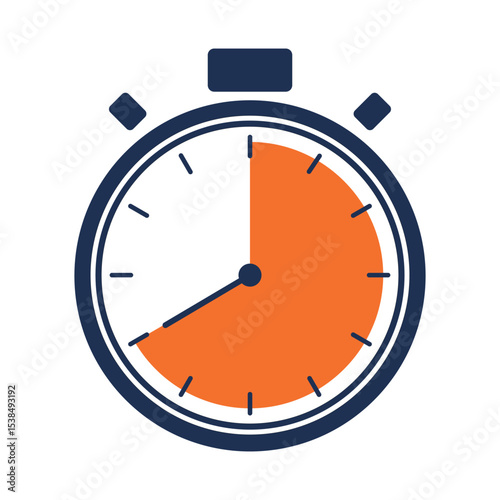 Countdown timer icon start 5, 10, 15, 20, 25, 30, 35, 40, 45, 50, 55 and 60. Numeric countdown elements for progress tracking, Time Tracking Illustration,Stopwatch Countdown Icons