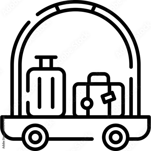 Bellhop Line Icon