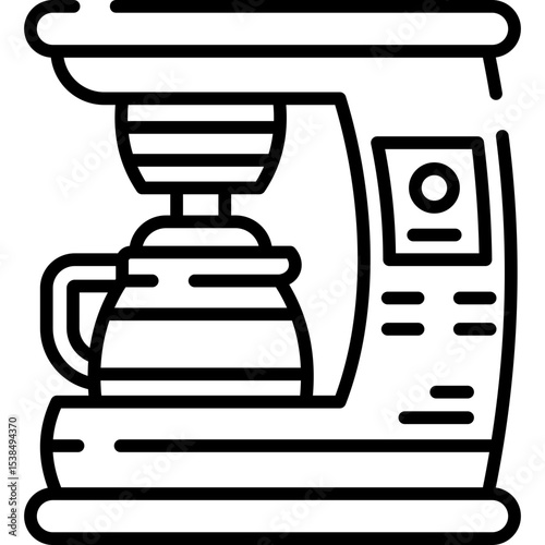 Coffee Machine Line Icon