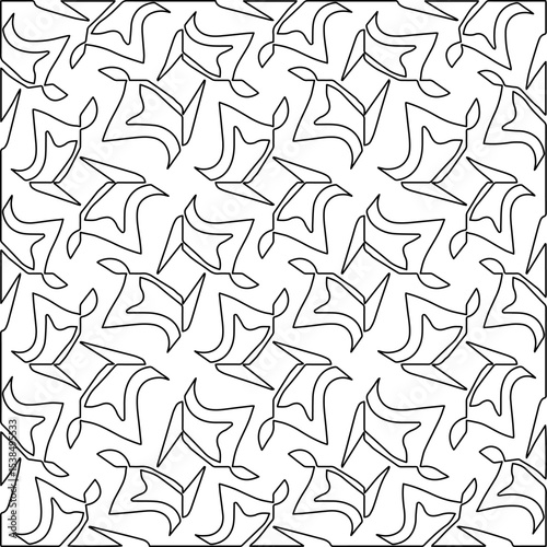 Abstract patterns.Abstract forms from lines. Vector graphics for design, prints, decoration, cover, textile, digital wallpaper, web background, wrapping paper, clothing, fabric, packaging, cards.