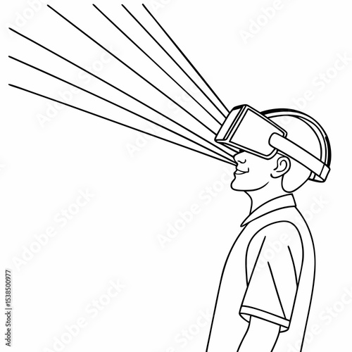 Immersive Virtual Reality Experience Exploring New Worlds Through VR Headsets