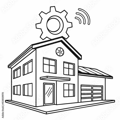 Smart Home Technology Automated House Design and Wireless Connectivity