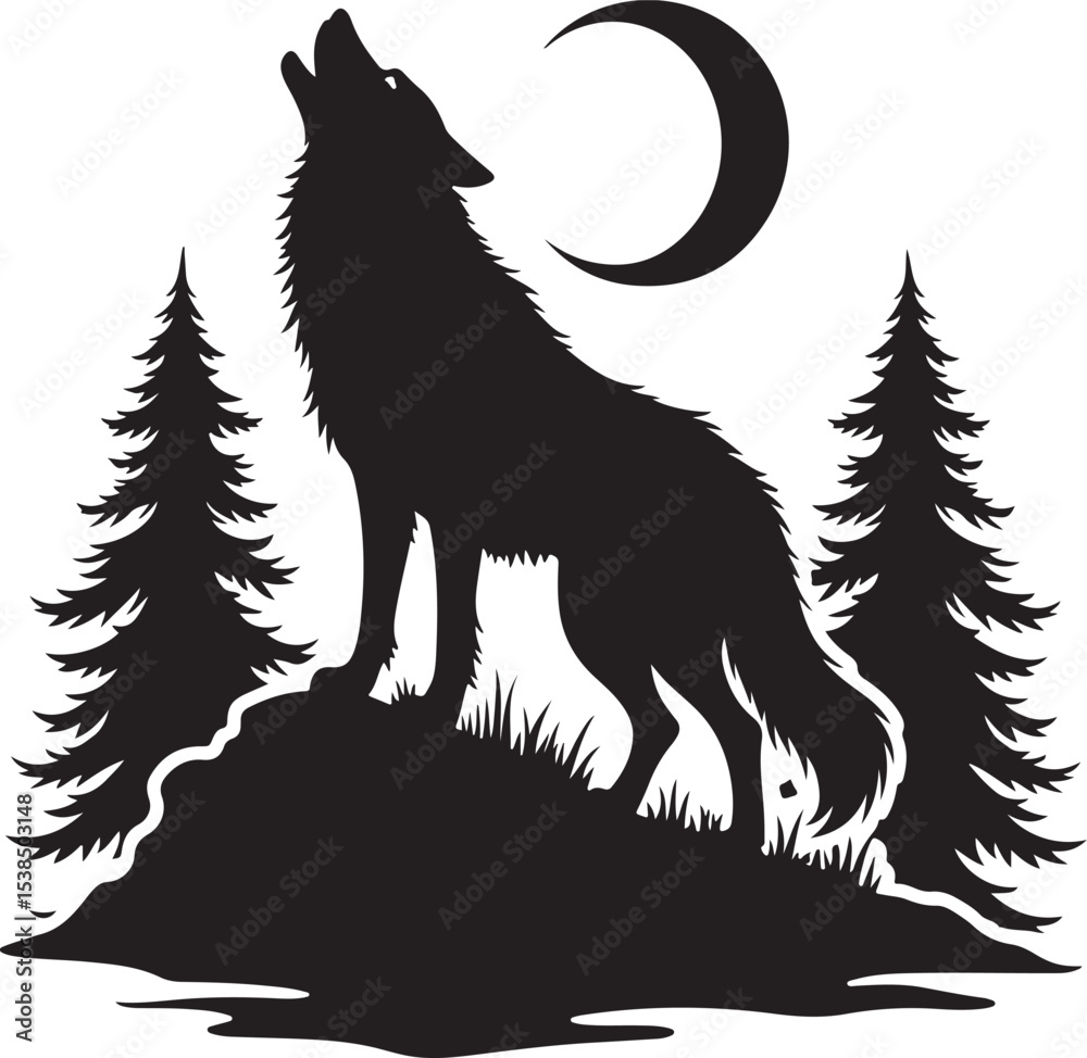 Wolf Silhouette Vector SVG Bundle
Wolf Silhouette Vector SVG Bundle