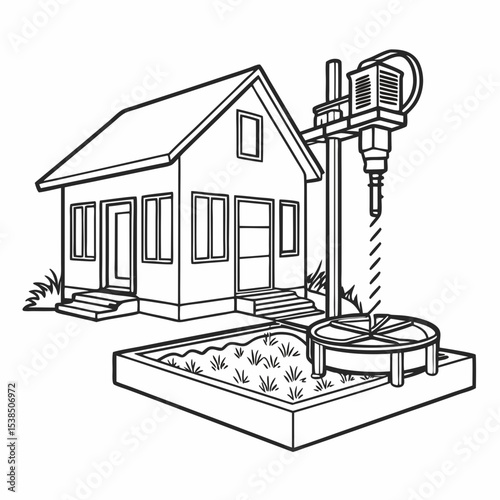Residential Geothermal Energy System Installation A Simple Illustration