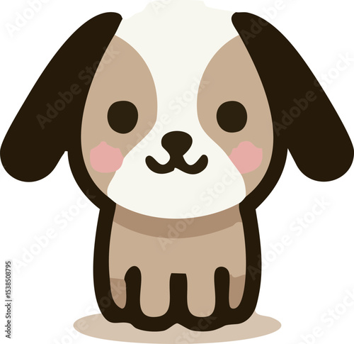 dog, cartoon, animal, illustration, puppy, pet, vector