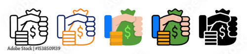 Financial Multyple Style Icon