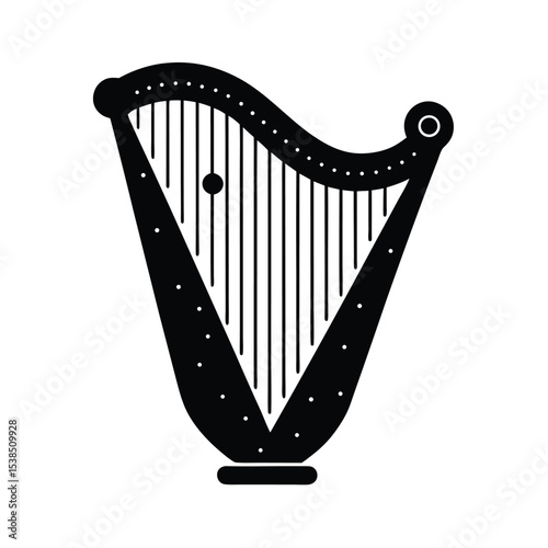 Harp Strung with Quartz Light Threads