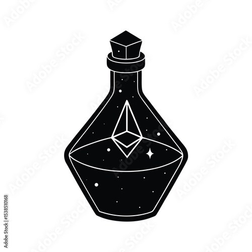 Potion That Glows Sapphire in Dark