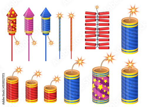 Celebratory Fireworks: Rockets, Sparklers, and Firecrackers for Festivities