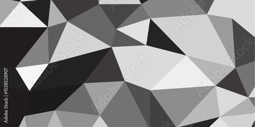 Abstract grey Low Poly Triangle Wall Texture