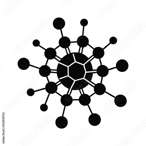 Zinc Molecule Interacting with Protein Chains