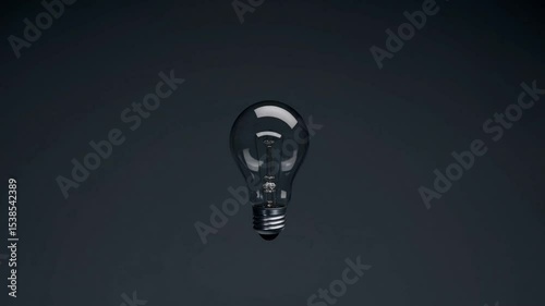 Illuminated Bulb Symbolizing Ingenuity and Creative Vision
