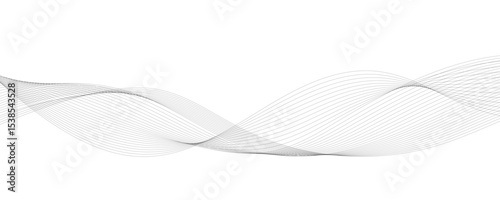 abstract grey wave background vector illustration