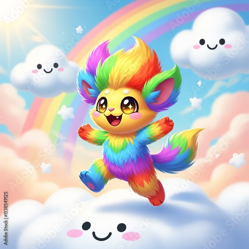 rainbow in the sky