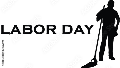 man and woman silhouette vector,Art & Illustration, Labor Day: Honoring the American Workforce.