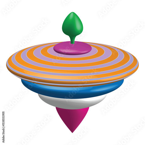 3d rendered illustration of an abstract 3d render of a pyramid