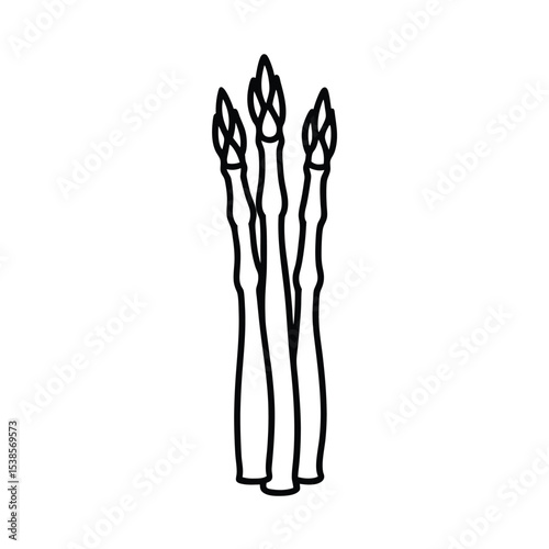 bunch of fresh asparagus