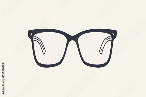 Glasses icon, vector illustration design. Glasses collection.