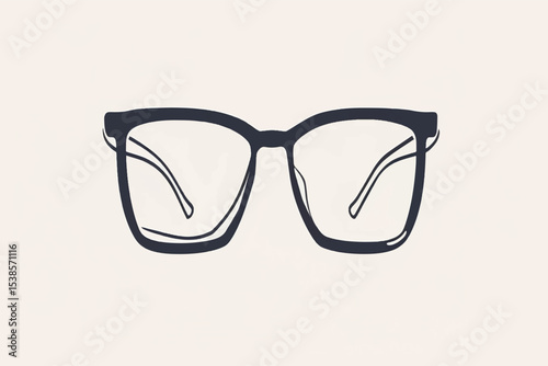 Glasses icon, vector illustration design. Glasses collection.