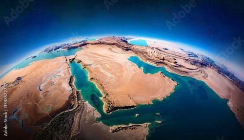 saudi arabia from space