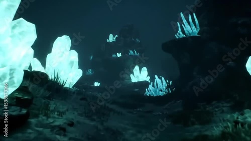 Bioluminescent Deep Sea Hydrothermal Vents, Alien Ecosystem, Chemosynthesis
