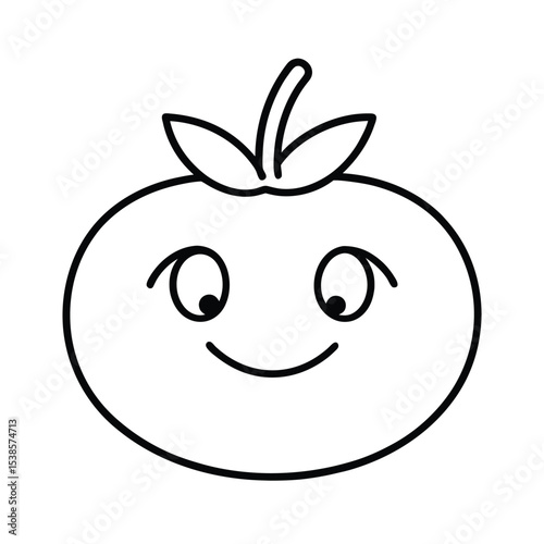 apple with a smile