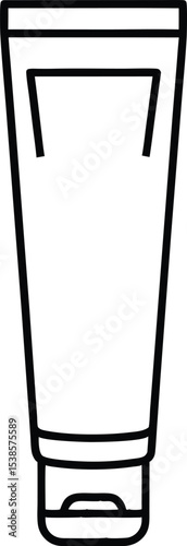 cosmetic skincare brightening cream tube.
