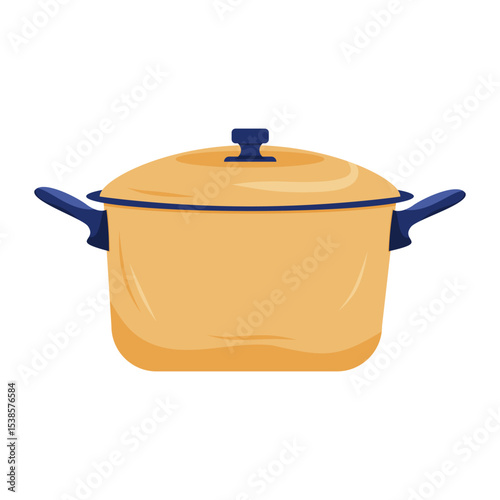 Cooking pot ready for meal preparation