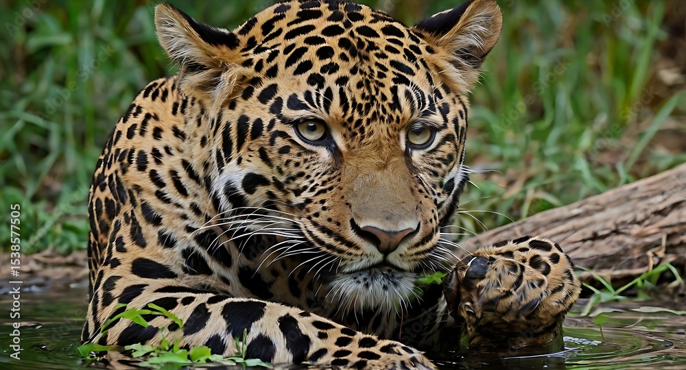 Obraz premium close up of a leopard
