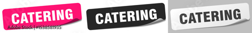 catering sticker. catering sticker set on white background
