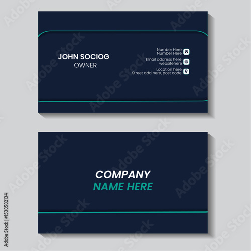 Modern & Clean Business Card Template