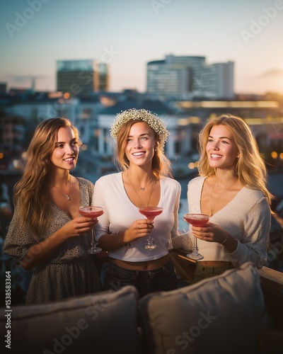 A group of chic, diverse wo...