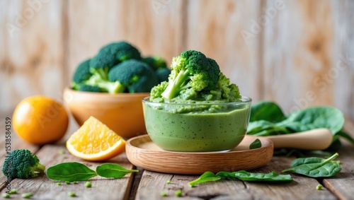 Vegetable puree for kids: nutritious broccoli mash as a supplementary meal