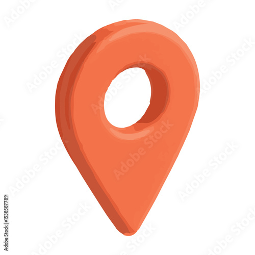 3D map pointer icon