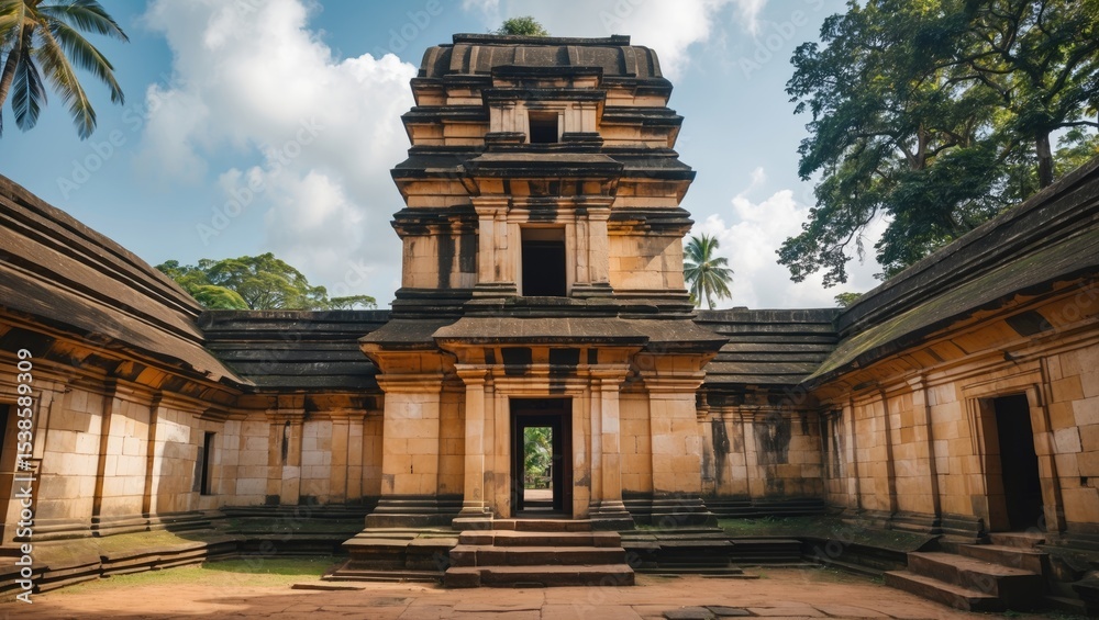 Obraz premium Historic Structure in South Asia
