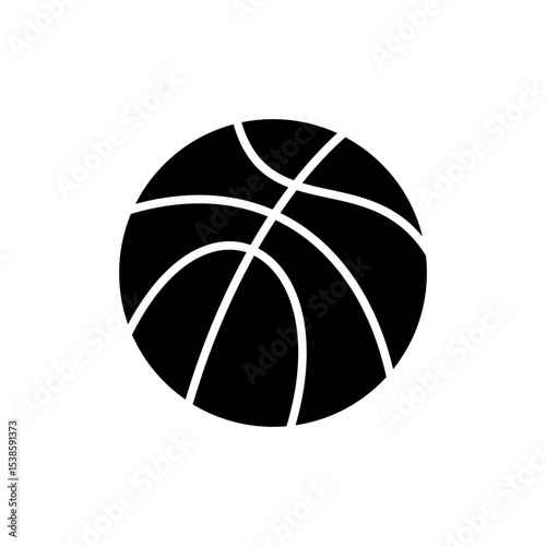 Basketball icon symbol for apps and websites. Basketball ball sign and symbol